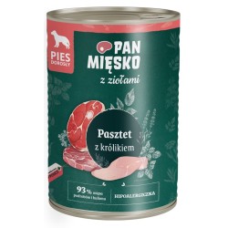 PAN MIĘSKO z ziołami - pasztet z królikiem 400g 6x 400g