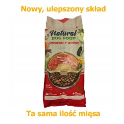 FORZECAN Natural Dog Food Jagnięcina i cielęcina 15kg PROMO Uszkodzenie ubytek
