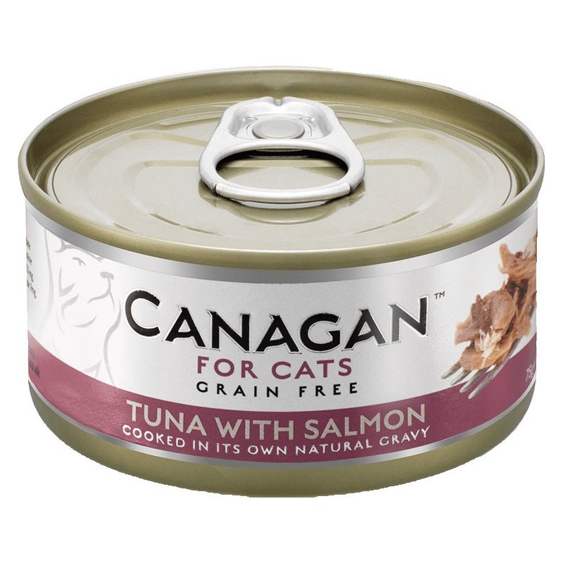 CANAGAN Cat Can Tuna with Salmon - Tuńczyk z Łososiem 75g (puszka)