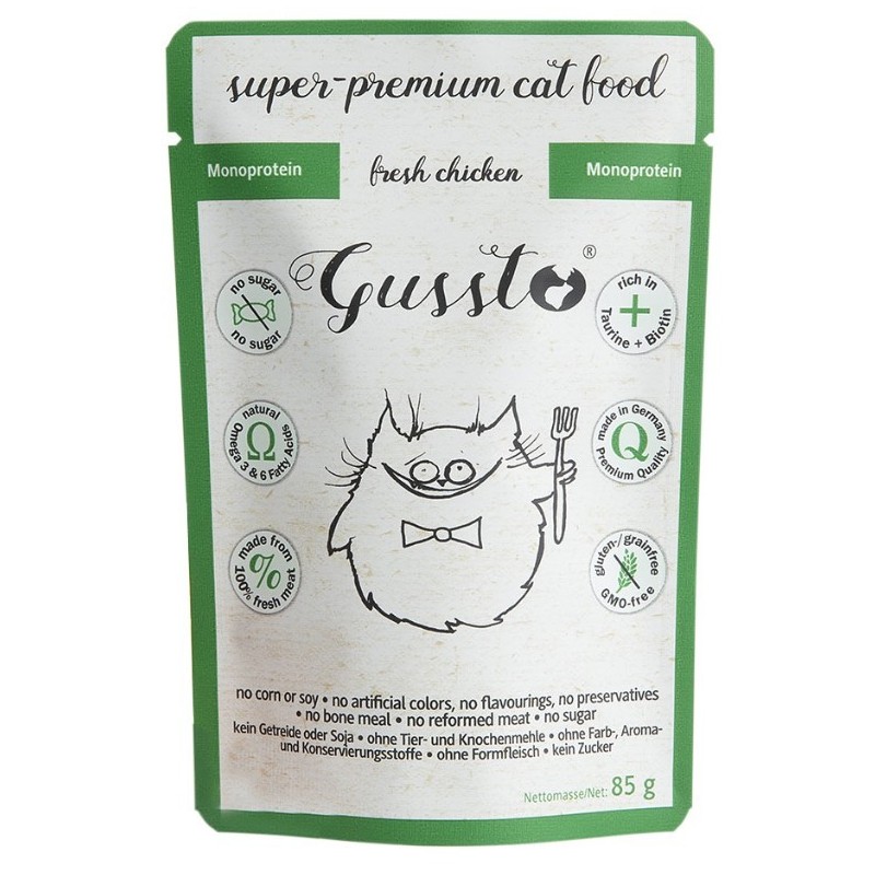GUSSTO Cat - Fresh Chicken 85g (saszetka)