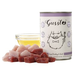 GUSSTO Cat - Fresh Turkey and Duck (puszka) 200g