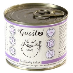 GUSSTO Cat - Fresh Turkey and Duck (puszka) 400g