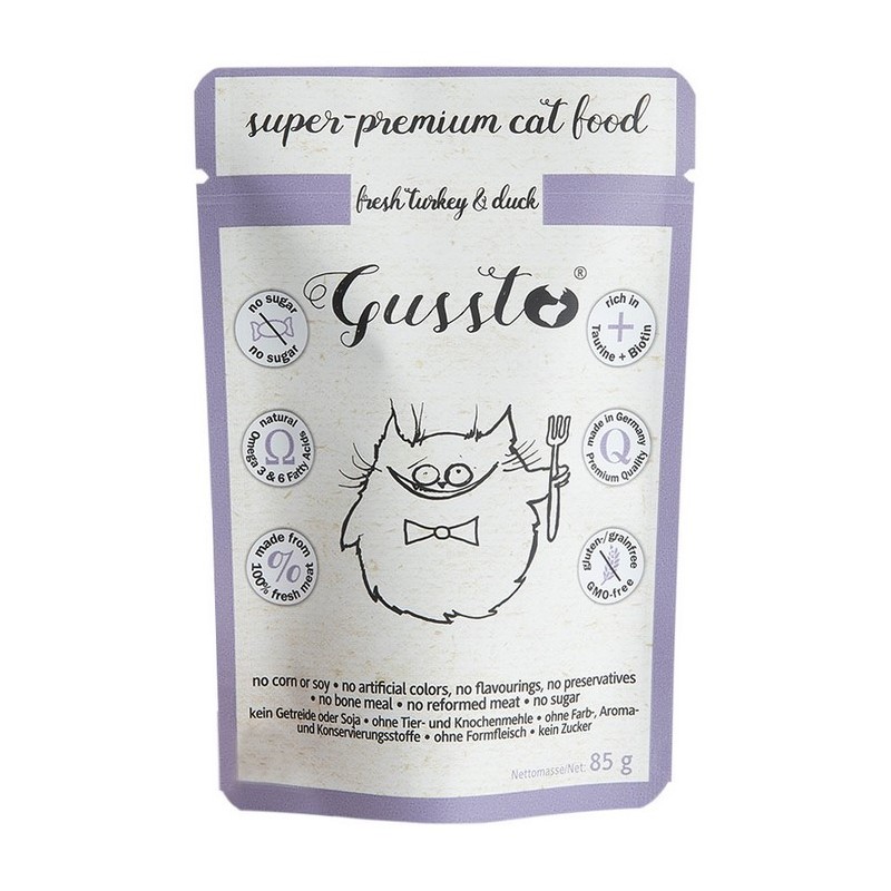 GUSSTO Cat - Fresh Turkey and Duck 85g (saszetka)