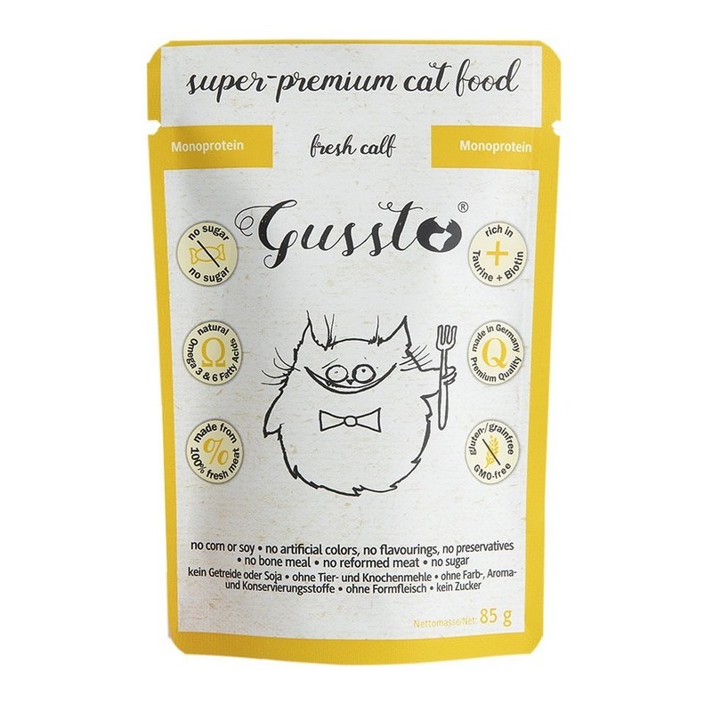 GUSSTO Cat - Fresh Calf 85g (saszetka)