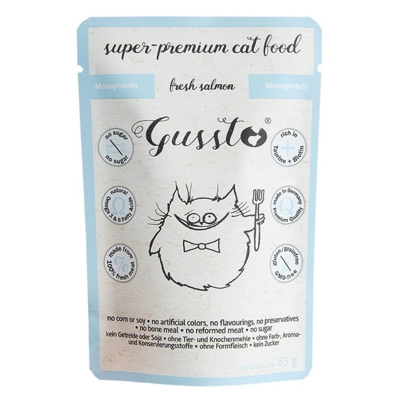 GUSSTO Cat - Fresh Salmon 85g (saszetka)