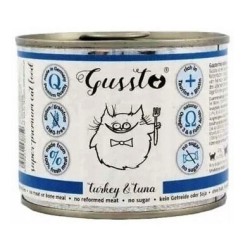GUSSTO Cat - Fresh Turkey and Tuna (puszka) 400g