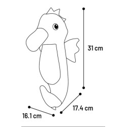 FLAMINGO Ceano Konik Morski 31 cm - pomarańczowy