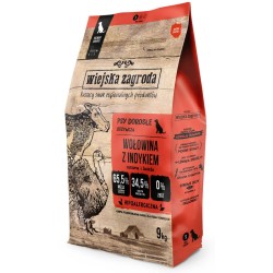 WIEJSKA ZAGRODA PIES Wołowina z indykiem - rozmiar chrupek S 2 kg