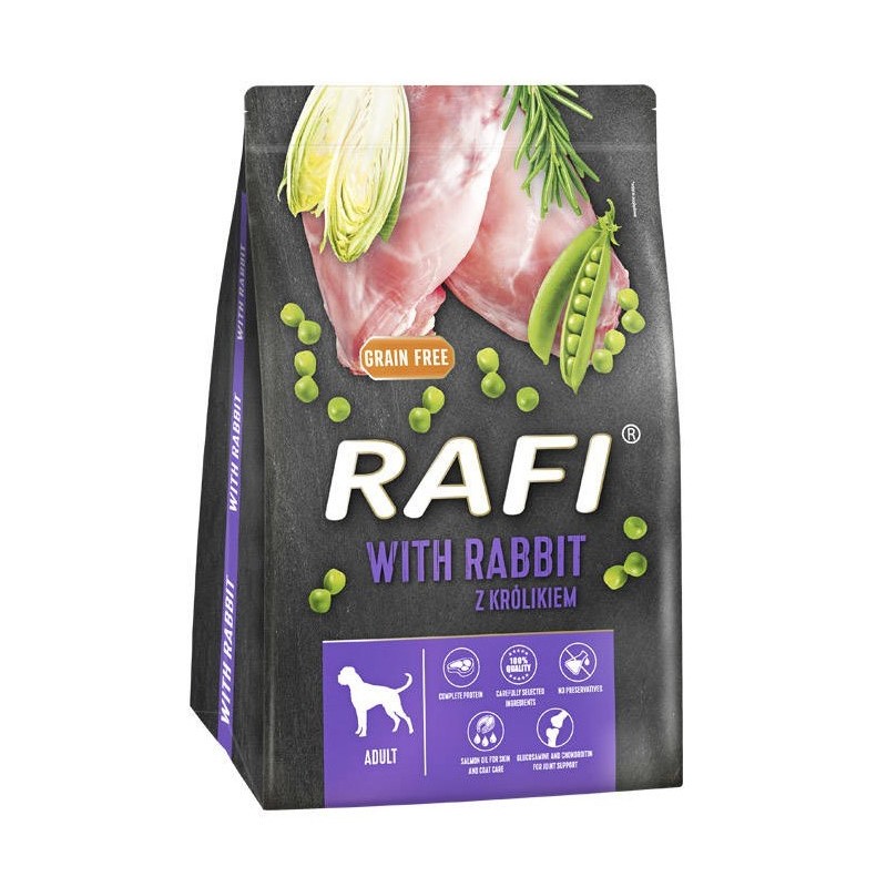 RAFI z królikiem 3kg PROMO Uszkodzenie