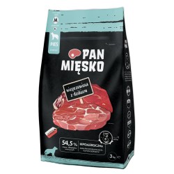 PAN MIĘSKO Wieprzowina z dzikiem - rozmiar chrupek M 9 kg