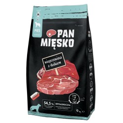 PAN MIĘSKO Wieprzowina z dzikiem - rozmiar chrupek M 20 kg