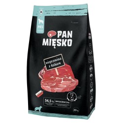 PAN MIĘSKO Wieprzowina z dzikiem - rozmiar chrupek M 20 kg