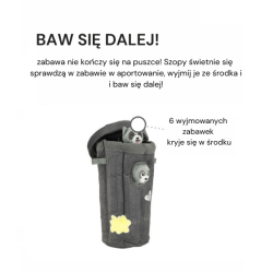 OUTWARD HOUND Ukryty Szop Pracz zestaw interaktywny - 6 zabawek w środku