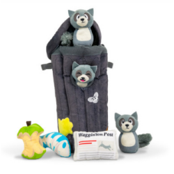 OUTWARD HOUND Ukryty Szop Pracz zestaw interaktywny - 6 zabawek w środku