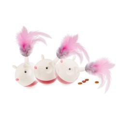 PETSTAGES Hunt N'Swat Treat Tumbler - różowy