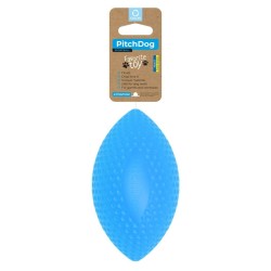 PITCHDOG Piłka Sportowa 9 cm - niebieska