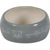 ZOLUX Miska ceramiczna dla gryzonia zapobiegająca wydostawniu się karmy lub wody - szary/beżowy 200 ml