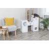TRIXIE Casa Cara Domek kartonowy dla kota 93 x 72 x 30,5 cm - biały