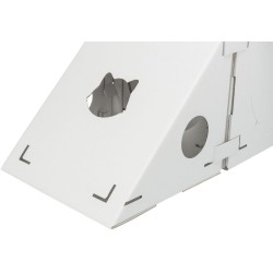 TRIXIE Finca Felice Domek kartonowy dla kota 125 x 62 x 62 cm - biały