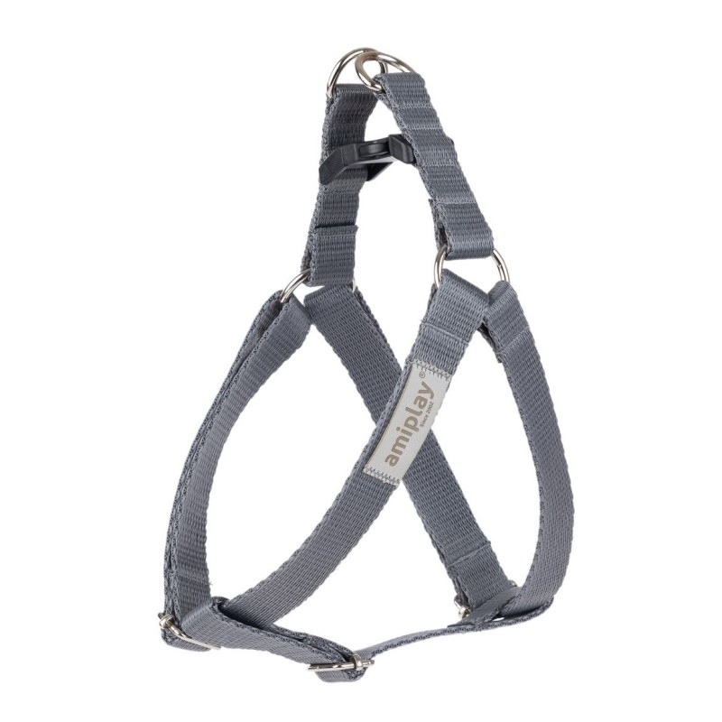 AMIPLAY Szelki regulowane Samba Step-in - Szary XL