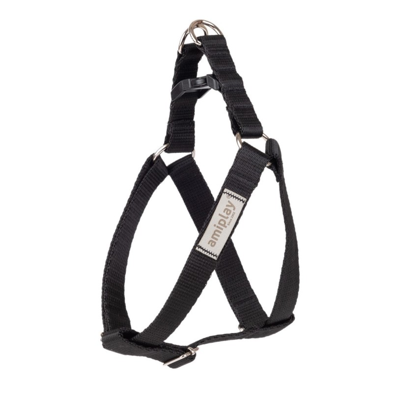 AMIPLAY Szelki regulowane Samba Step-in - Czarny XS