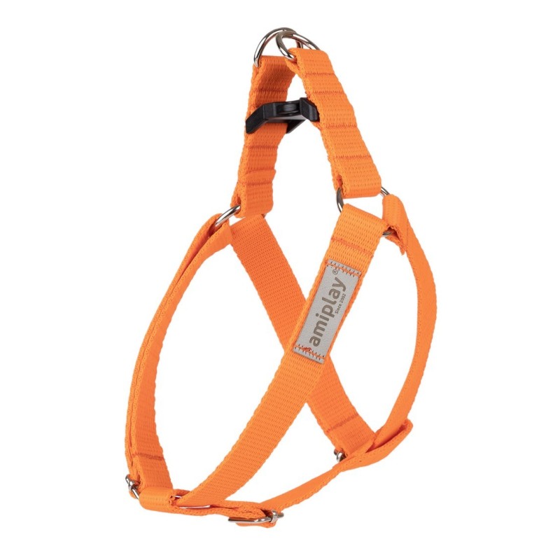 AMIPLAY Szelki regulowane Samba Step-in - Pomarańczowy L