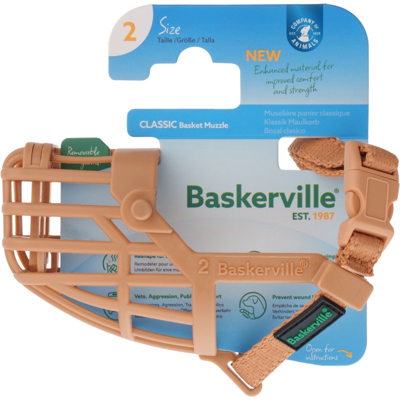 BASKERVILLE Classic beżowy Rozmiar 9 - 8,5 cm