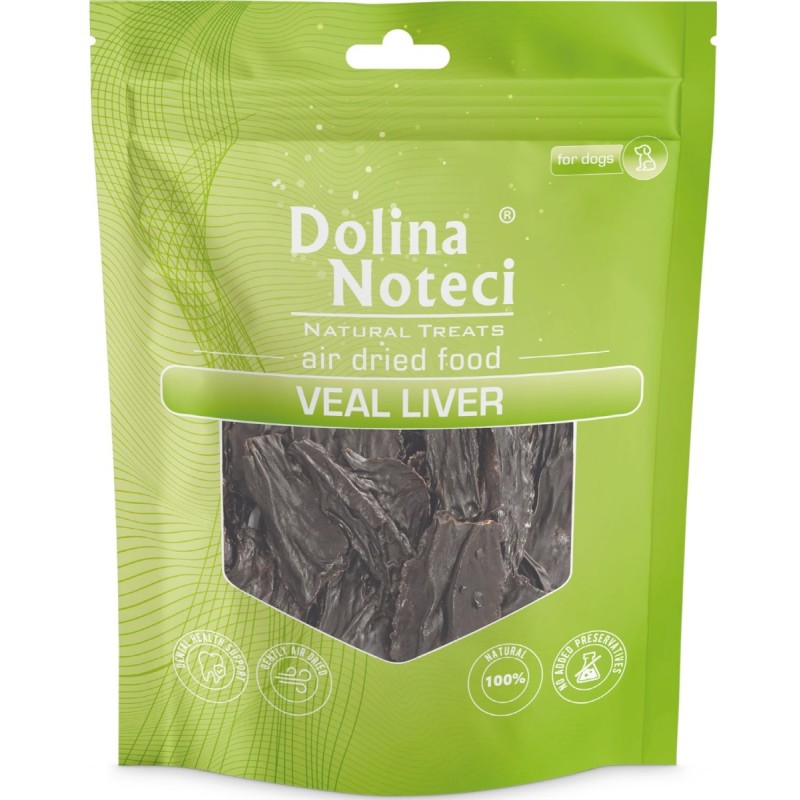 DOLINA NOTECI Natural Treats dla psa Wątroba Cielęca 150g