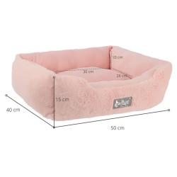 DINGO HugMe Legowisko 50 x 40 x 15 cm - różowe