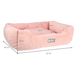 DINGO HugMe Legowisko 62 x 50 x 15 cm - różowe