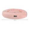 DINGO HugMe Okrągłe Legowisko 62 cm - różowe