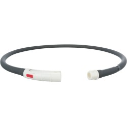 TRIXIE Migająca obroża z silikonu USB - czarny/czerwony