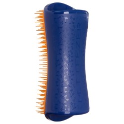 PET TEEZER szczotka do rozplątywania i pielęgnacji sierści rozmiar L - pomarańczowo-granatowa