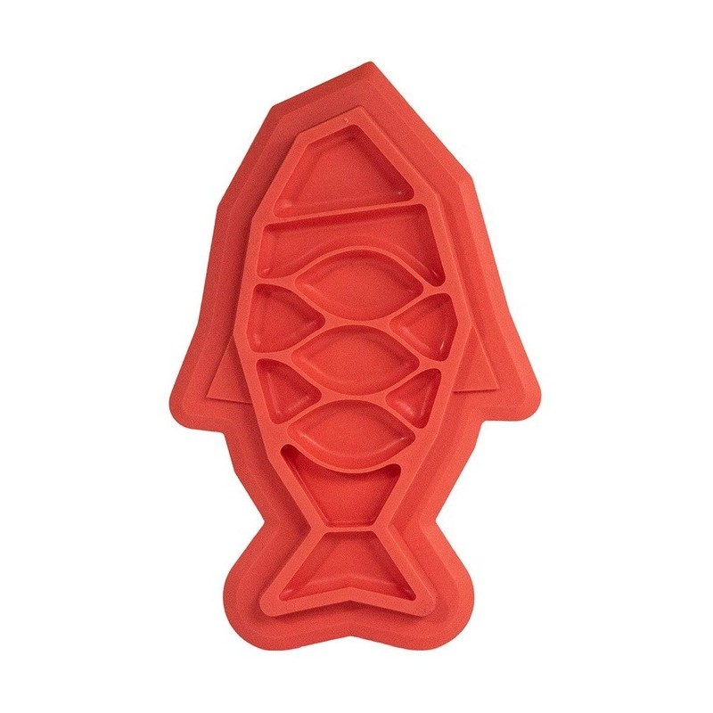 PETSTAGES Mata FUN FEED dla kotów - czerwony