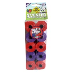 BAGS ON BOARD Woreczki Triple Berry 10 x 14 szt. (140 sztuk) perfumowane owocowo