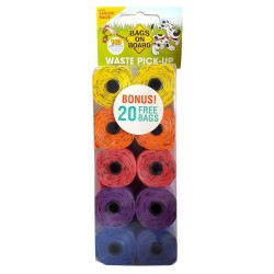 BAGS ON BOARD Woreczki 10 x 14 szt. (140 sztuk) Rainbow