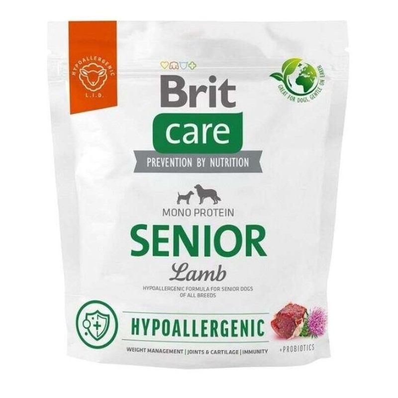 BRIT CARE Dog Hypoallergenic Senior Lamb 3 kg