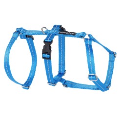 AMIPLAY Reflective Szelki regulowane Safety - Niebieski L