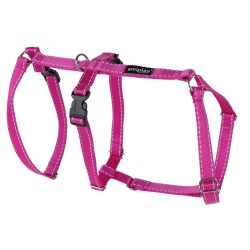 AMIPLAY Reflective Szelki regulowane Safety - Różowy M