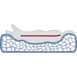 TRIXIE Vital Loki poduszka dla psa/kota z recyklingu - szara 100 x 70 cm