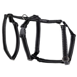 AMIPLAY Reflective Szelki regulowane Safety - Czarny XL