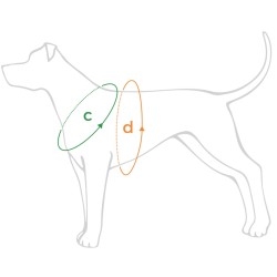 AMIPLAY Reflective Szelki regulowane Guard - Różowy XL