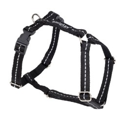 AMIPLAY Reflective Szelki regulowane Guard - Czarny L