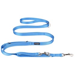 AMIPLAY Reflective Smycz regulowana 8 in 1 - Niebieski L