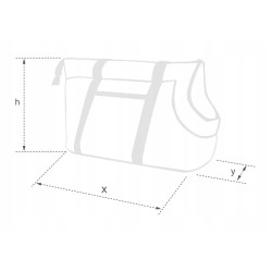 AMIPLAY Torba transportowa BeHappy - Banana L