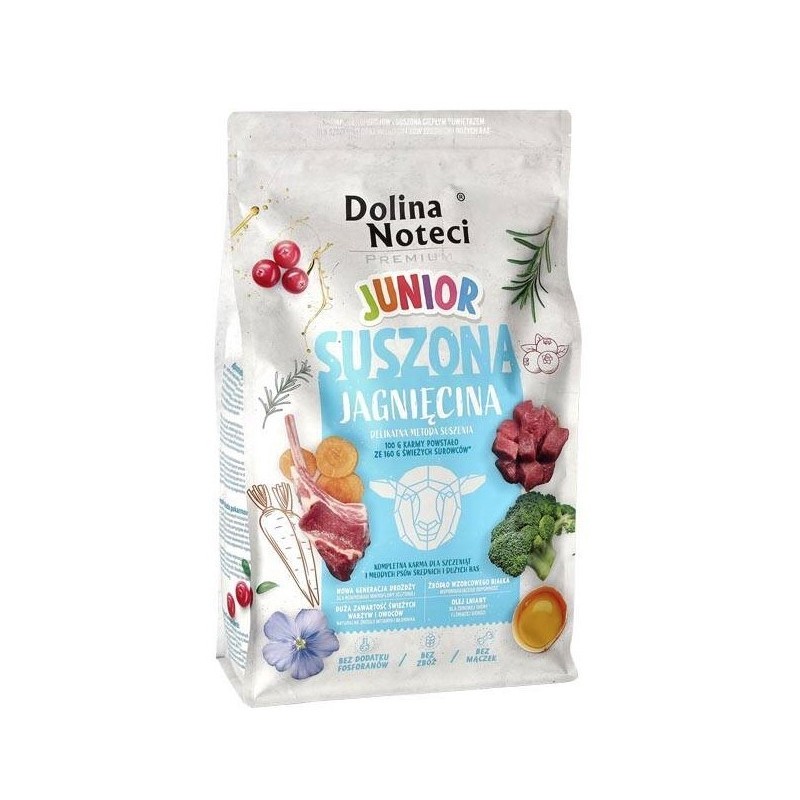 DOLINA NOTECI Premium JUNIOR Suszona Jagnięcina 4kg