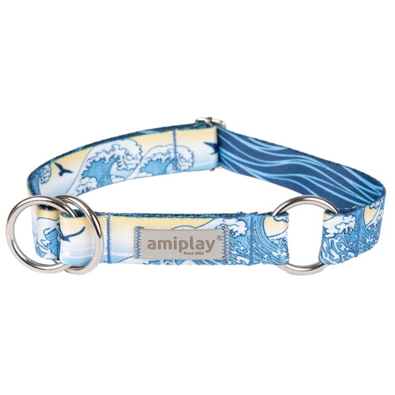 AMIPLAY BeNature Obroża półzaciskowa - Waves M