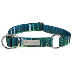 AMIPLAY BeNature Obroża półzaciskowa - Forest XL