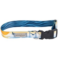 AMIPLAY Obroża regulowana Be Nature - Waves S