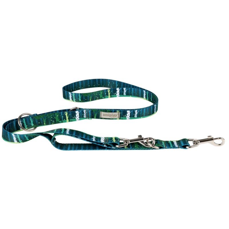 AMIPLAY Be Nature Smycz regulowana 7 in 1 - Forest M